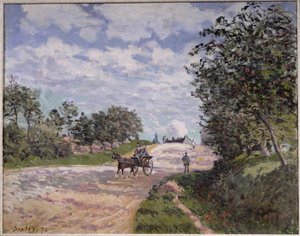 El camino de Mantes a Choisy le Roi, 1872
